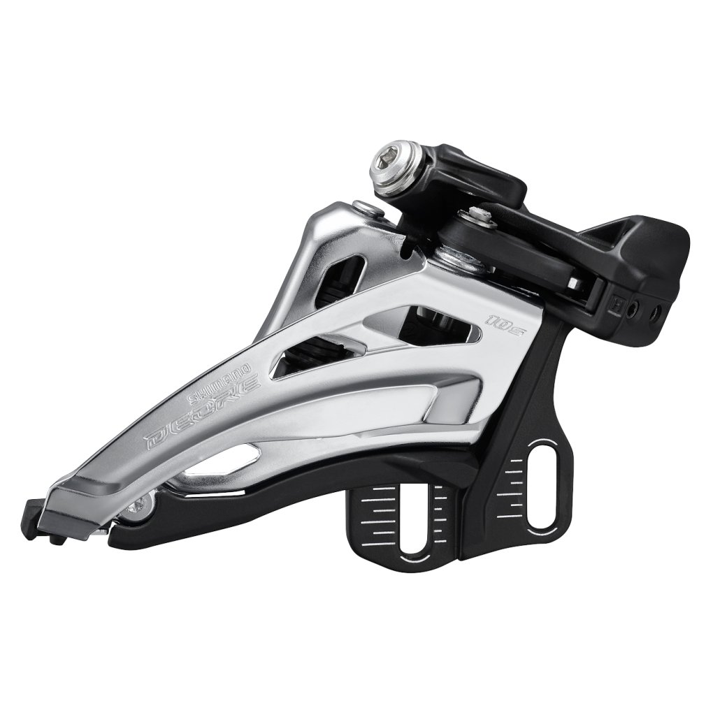 Shimano Deore FD-M4100 Side Swing Front Derailleur - 2x10-speed - Front Pull