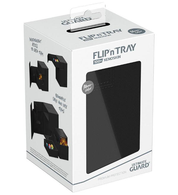 Ultimate Guard Flip'n'Tray Deck Case 100+ XenoSkin Monocolor - Black