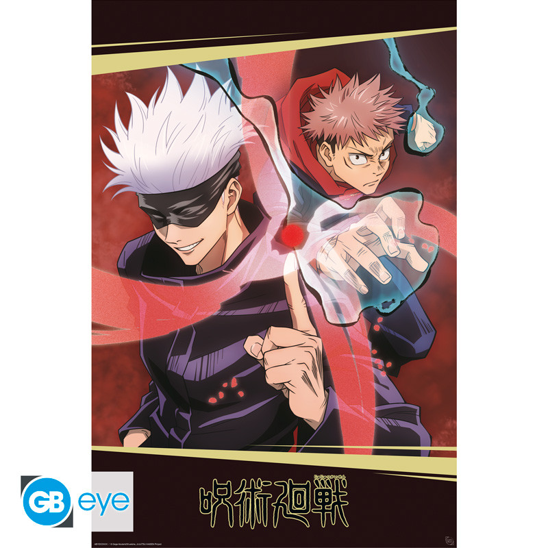 JUJUTSU KAISEN Poster Itadori & Gojo (91.5x61cm)