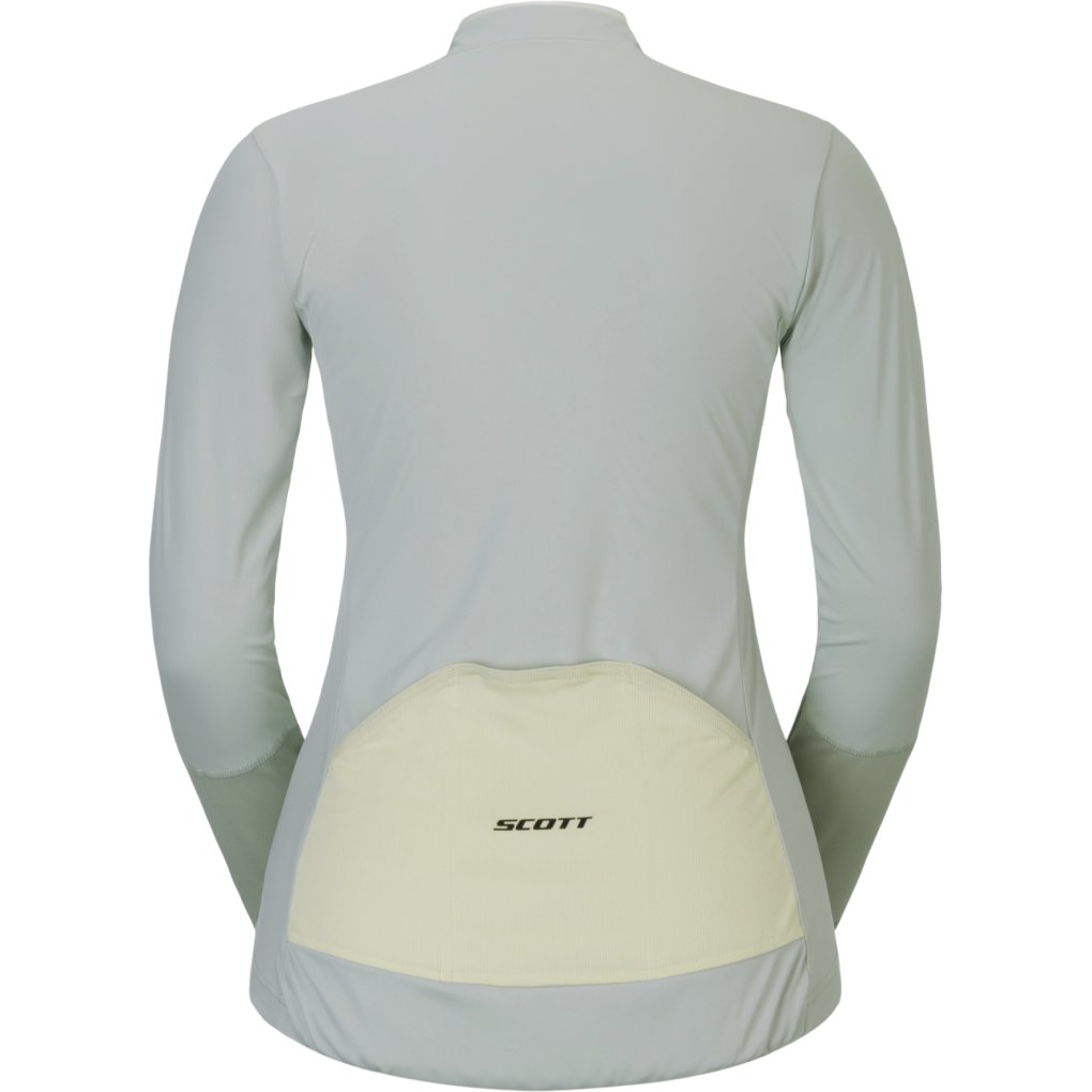 SCOTT Endurance Long Sleeve Jersey Women - spray grey/pastel yellow