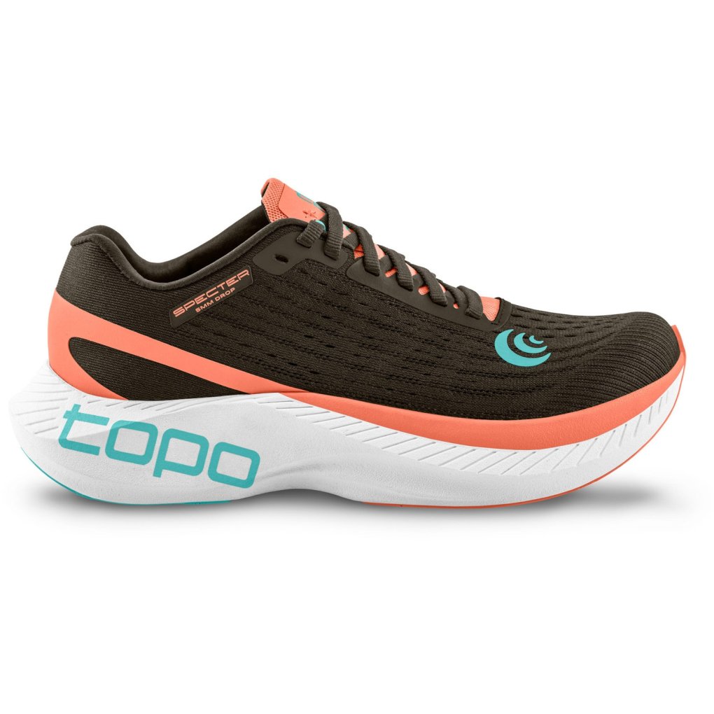 Topo Athletic Specter Running Shoes Women - espresso/peach