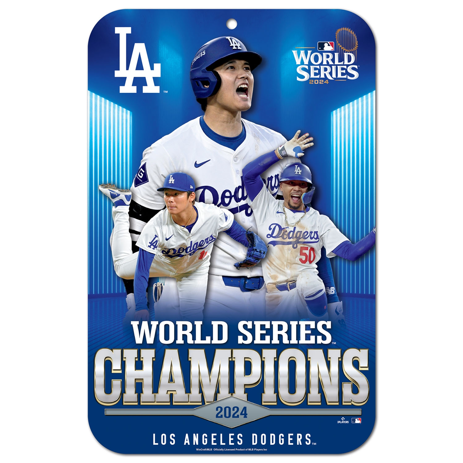Los Angeles Dodgers 2024 World Series Champions Sign