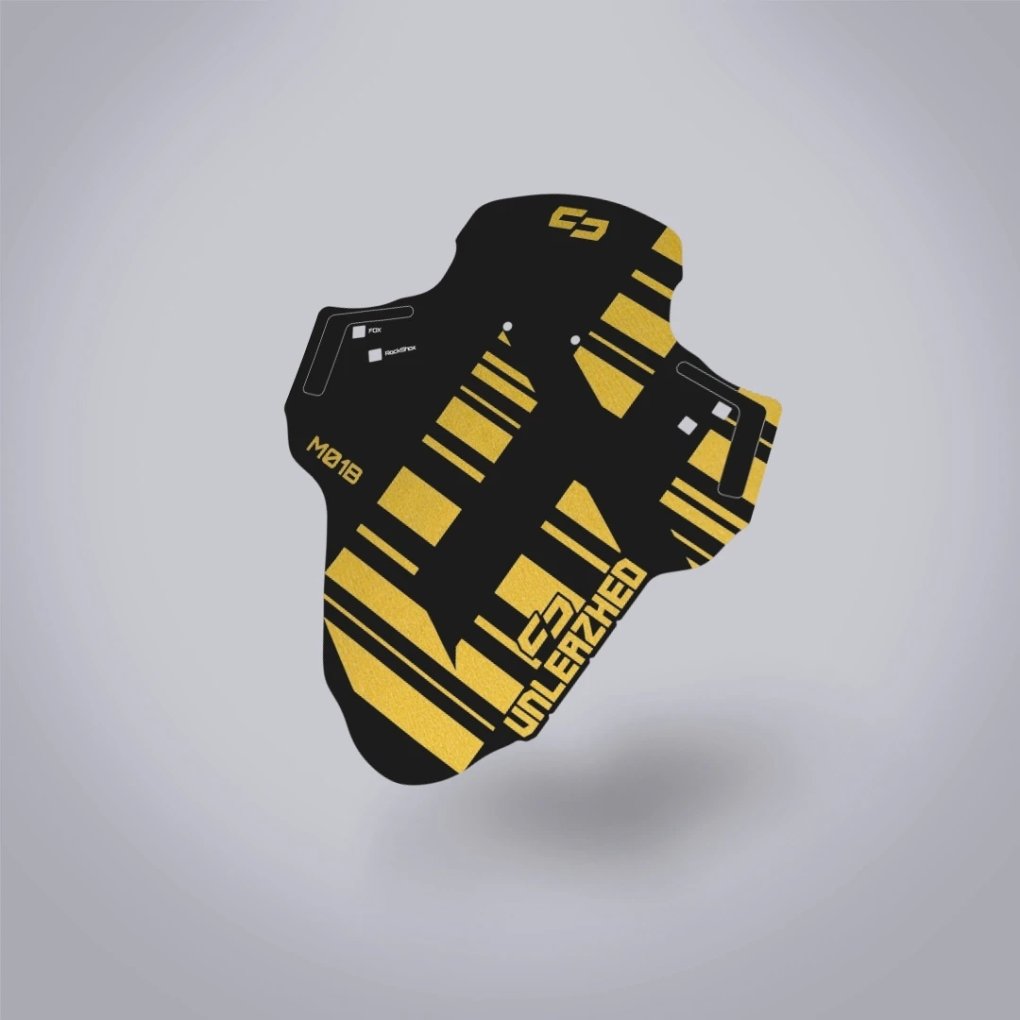 Unleazhed Unsplash M01 Bolt On Mudguard - Gold