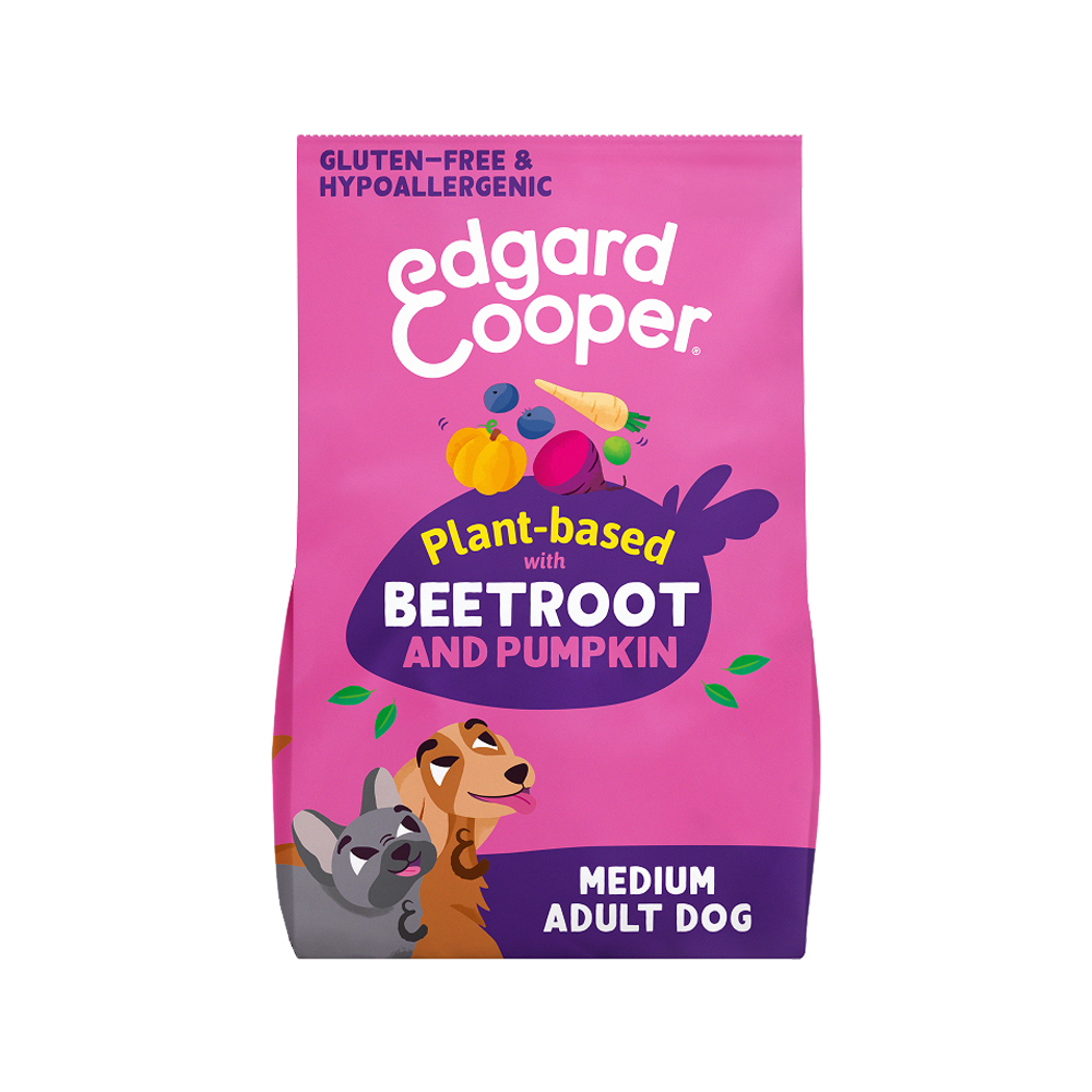Edgard & Cooper - Adult Plant Based - Dog Food - Beetroot & Pumpkin - 2.5kg