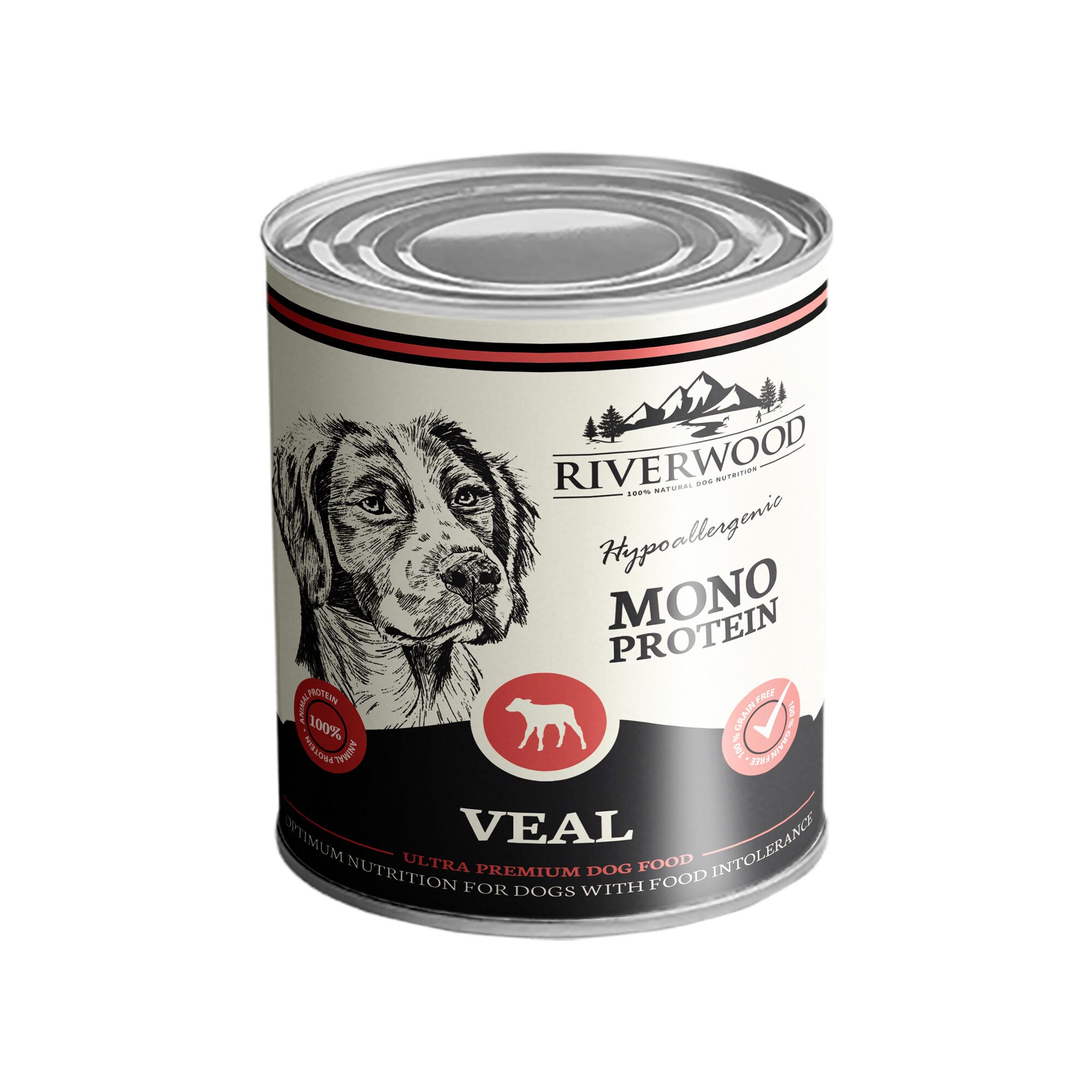 Riverwood Mono Protein Dog Food - Tin - Venison - 6x400g