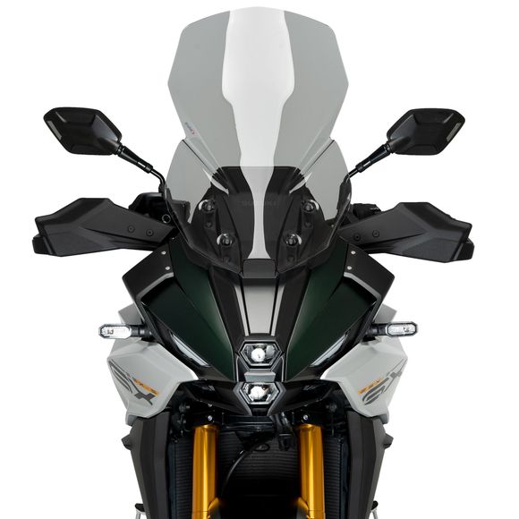 Puig Touring bubble (+ 20 cm) - GraySUZUKI 1000 GSX-S 1000 GX - 2024 - 2025Ref: PUI0711