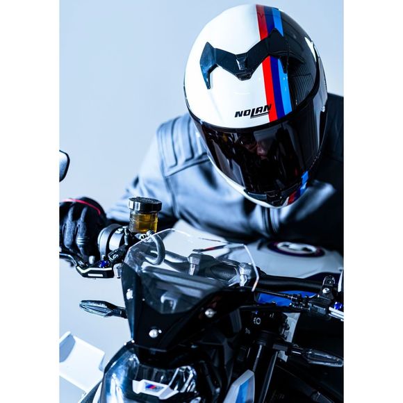 Casque intégral Nolan X-904 ULTRA CARBON GEMINI - Carbone / BlancRef : NL1705