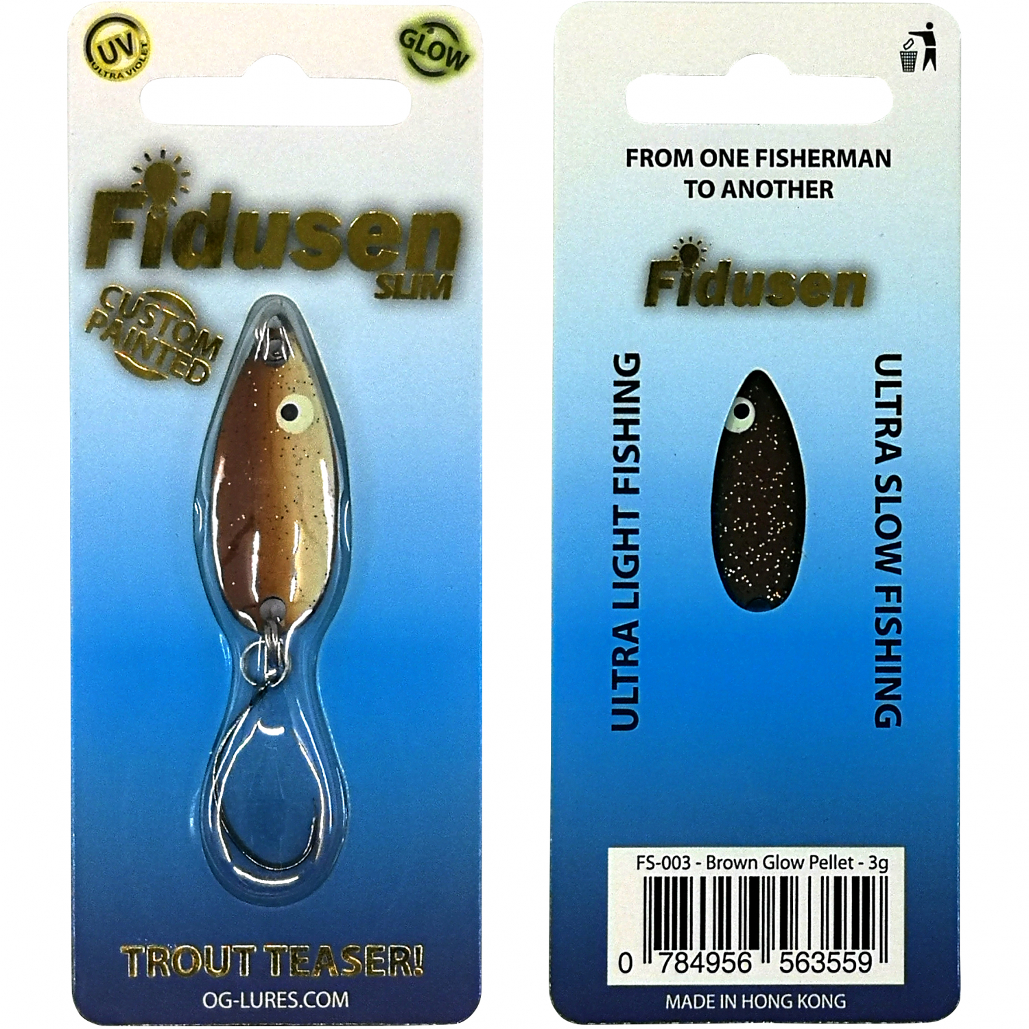 Westin Micro Bait Fidusen Slim (Brown Glow Pellet)