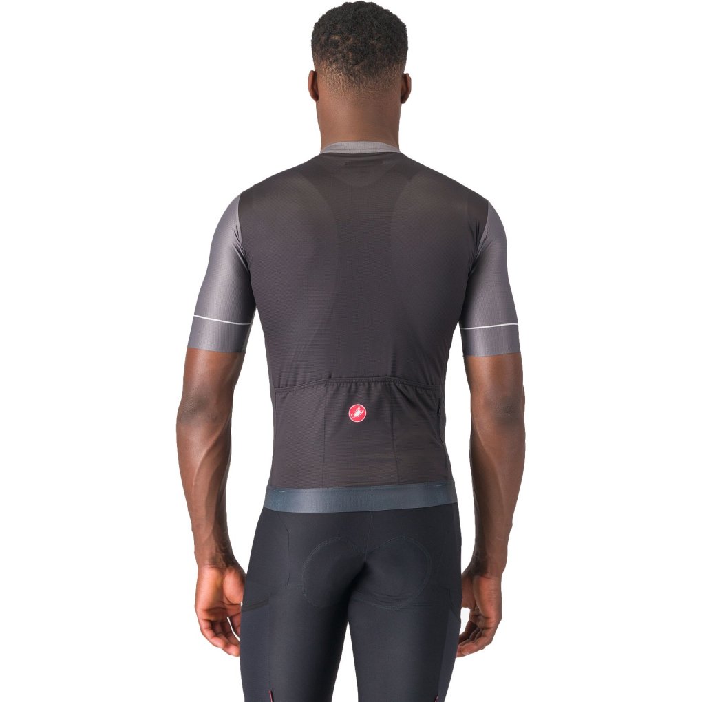 Castelli Unlimited Endurance 2 Jersey Men - light black/smoky grey-ivory 085