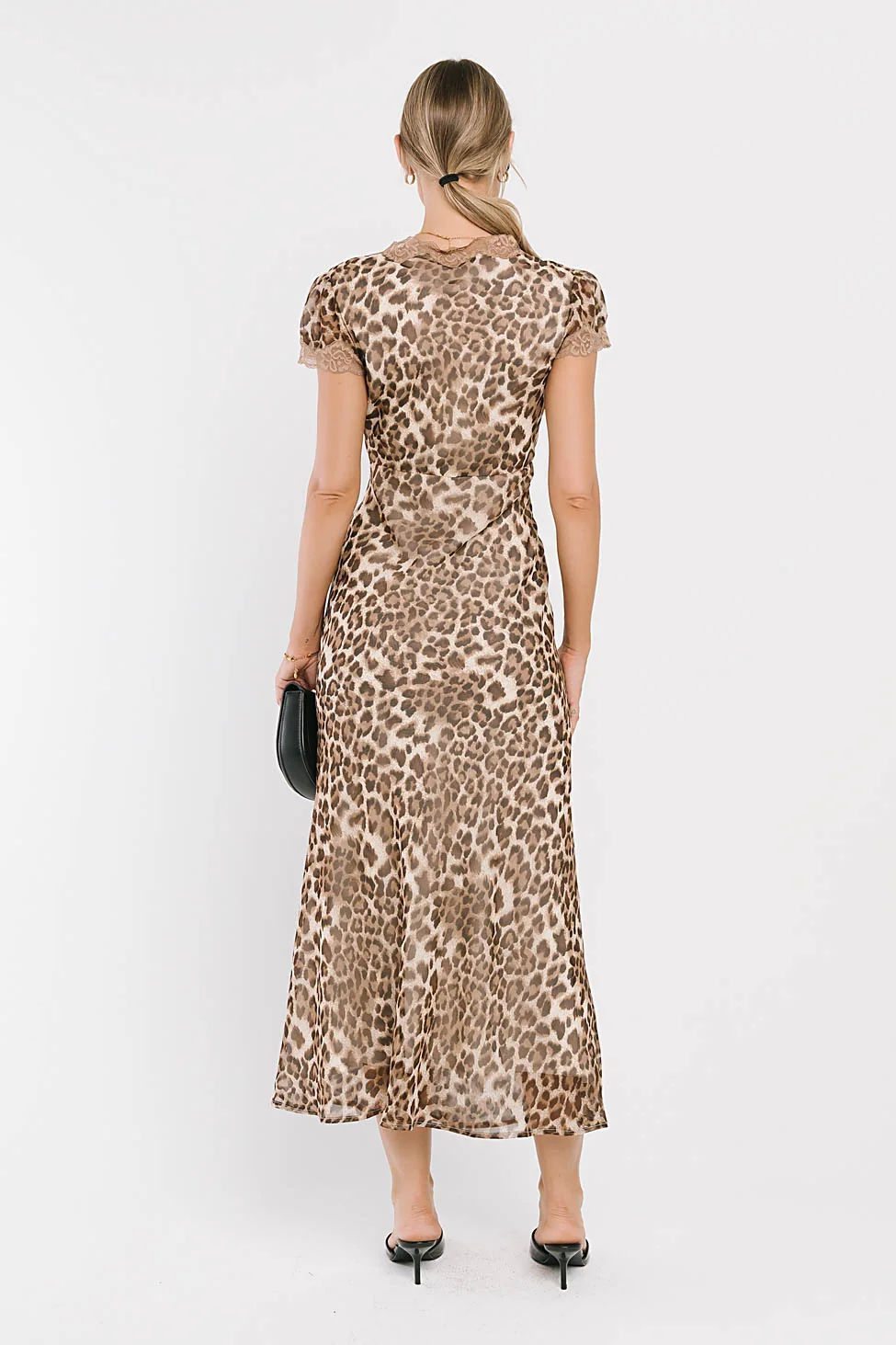 Tatiana Leopard Midi Dress