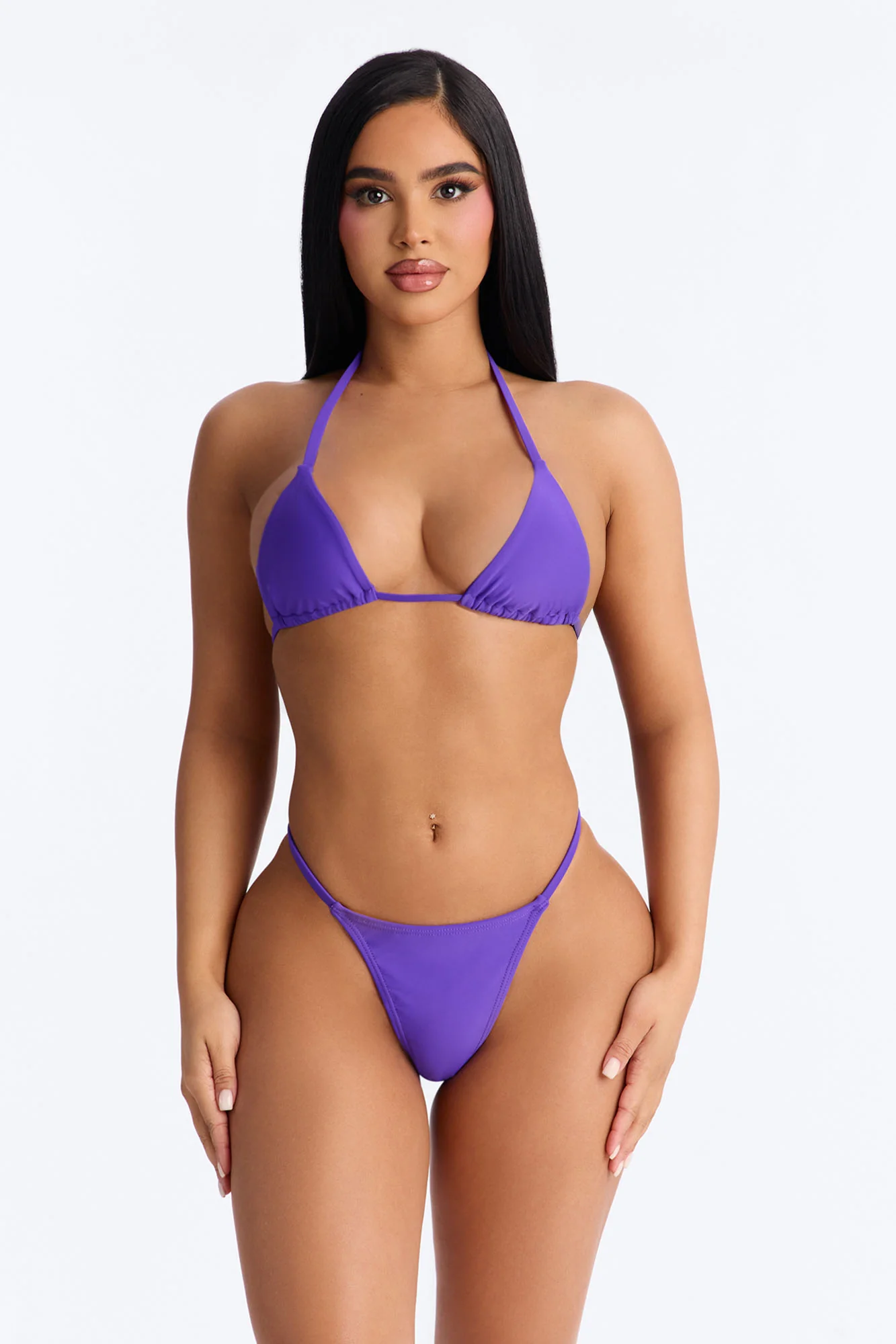 Maui Mix And Match G String Thong Bikini Bottom - Violet