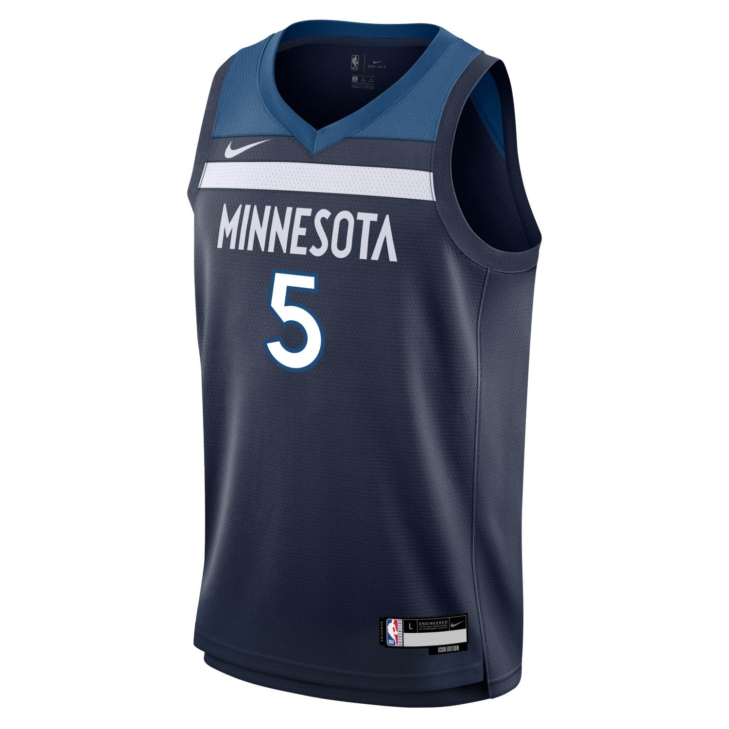 Anthony Edwards #5 Minnesota Timberwolves Swingman NBA Jersey Navy (YOUTH)
