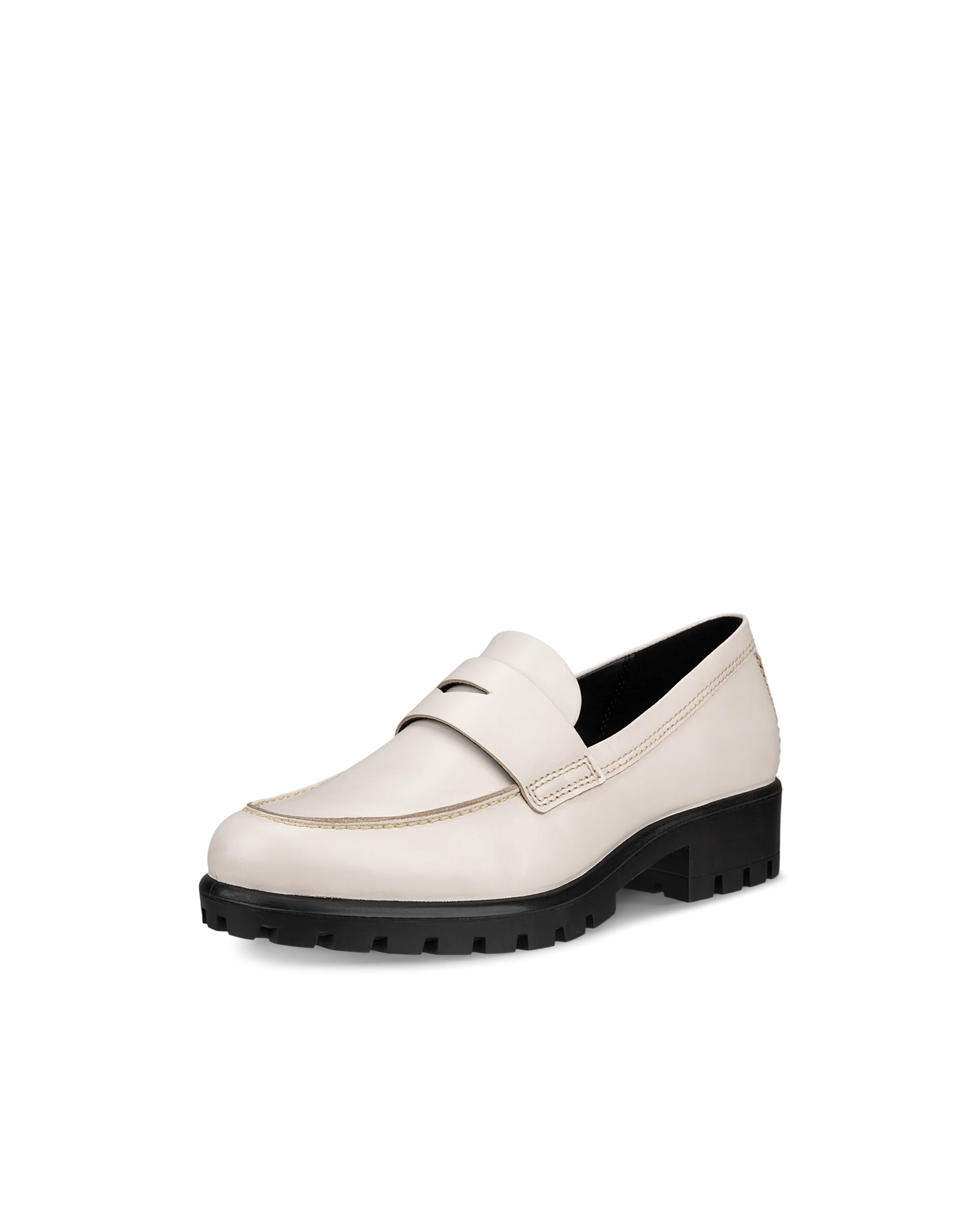 ECCO MODTRAY W Damen Lederloafer Weiß