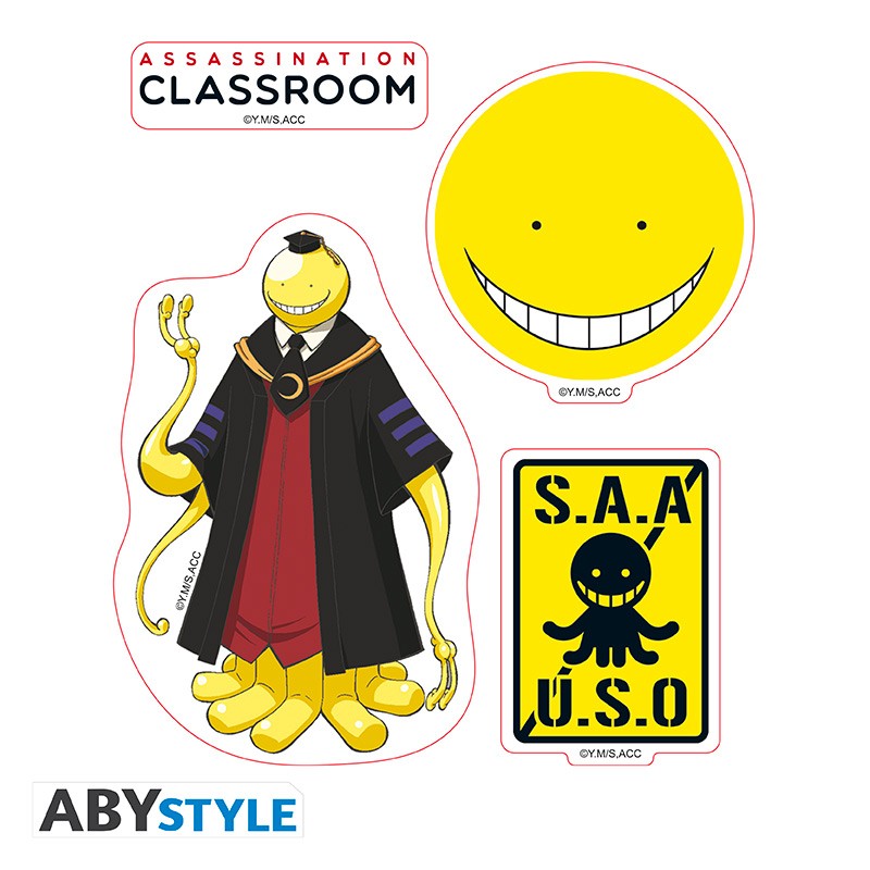 ASSASSINATION CLASSROOM Mini Stickers Koro (16x11cm)