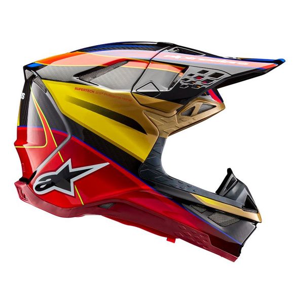 Casque cross Alpinestars SUPERTECH S-M10 - ERA 2023 - Jaune / RougeRef : AP3234