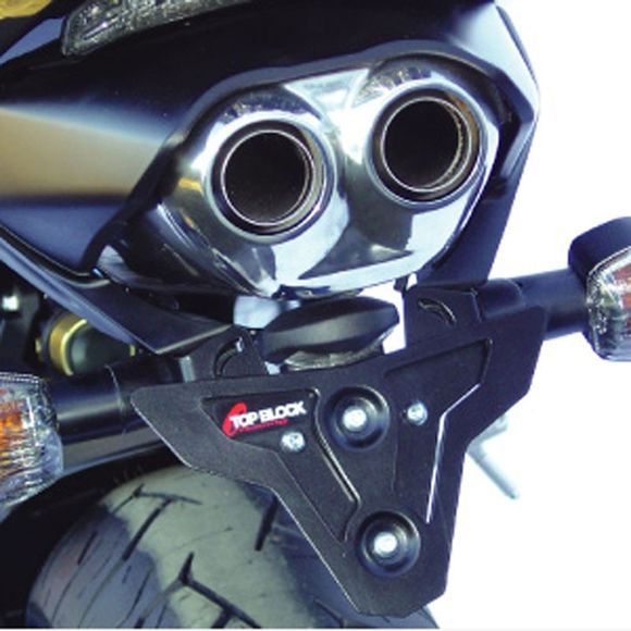 Top Block License Plate Holder HONDA CBR 1000 RR 06/07 - BlackHONDA 1000 CBR 1000 RR FIREBLADE (SC57) - 2006 - 2007Ref: tb0217 / speh15