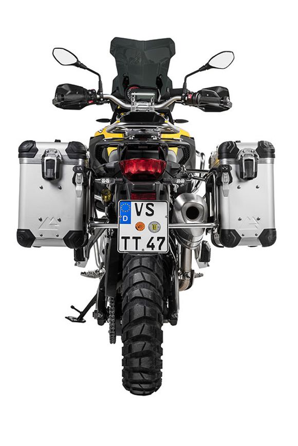 Touratech suitcase Complete kit ZEGA Evo 31/38 - Gray support included - Gray anodizedRef: Trt01599A / 01-082-6831-0