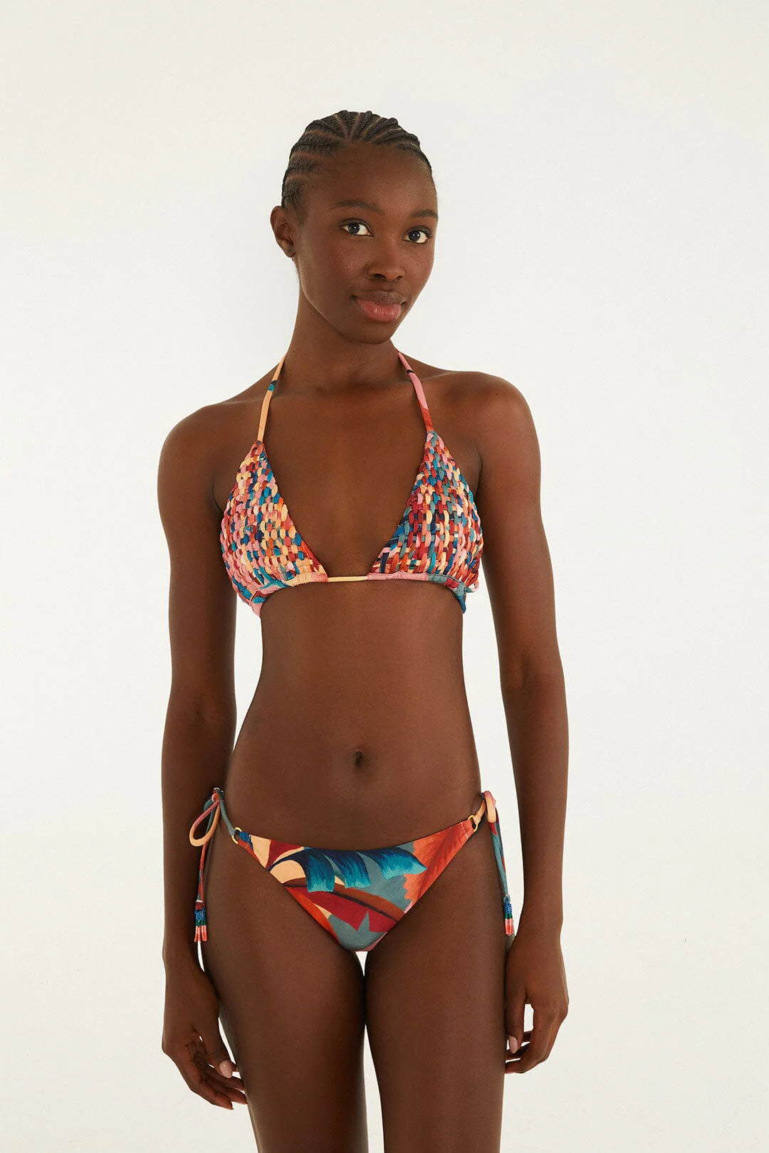 Atlantic Rain Forest Multicolored Tie Side Bikini