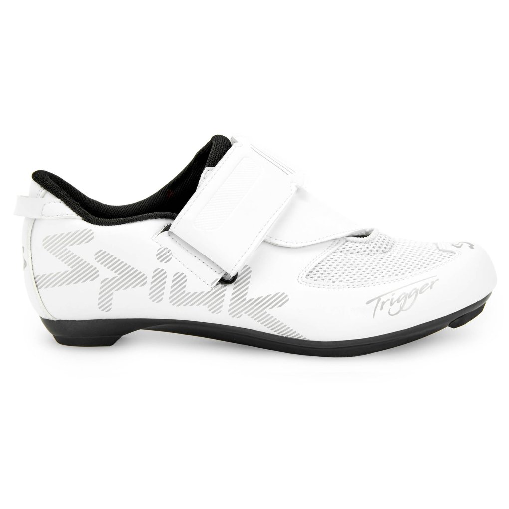 Spiuk Trigger Carbon Triathlon Shoes Men - white matt