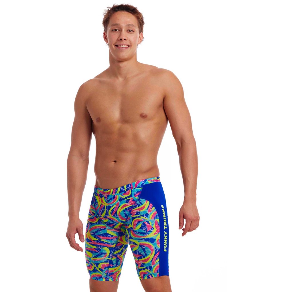 Funky Trunks Training Eco Swim Jammers Men - Choppy Waters