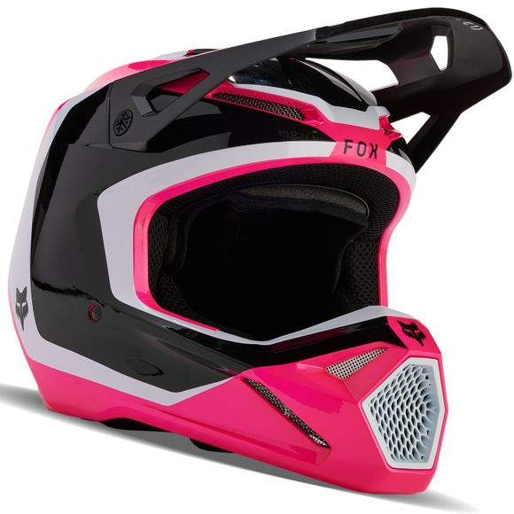 Fox V1 cross helmet - NITRO 2024 - Black / PinkRef: fx4083-c7247