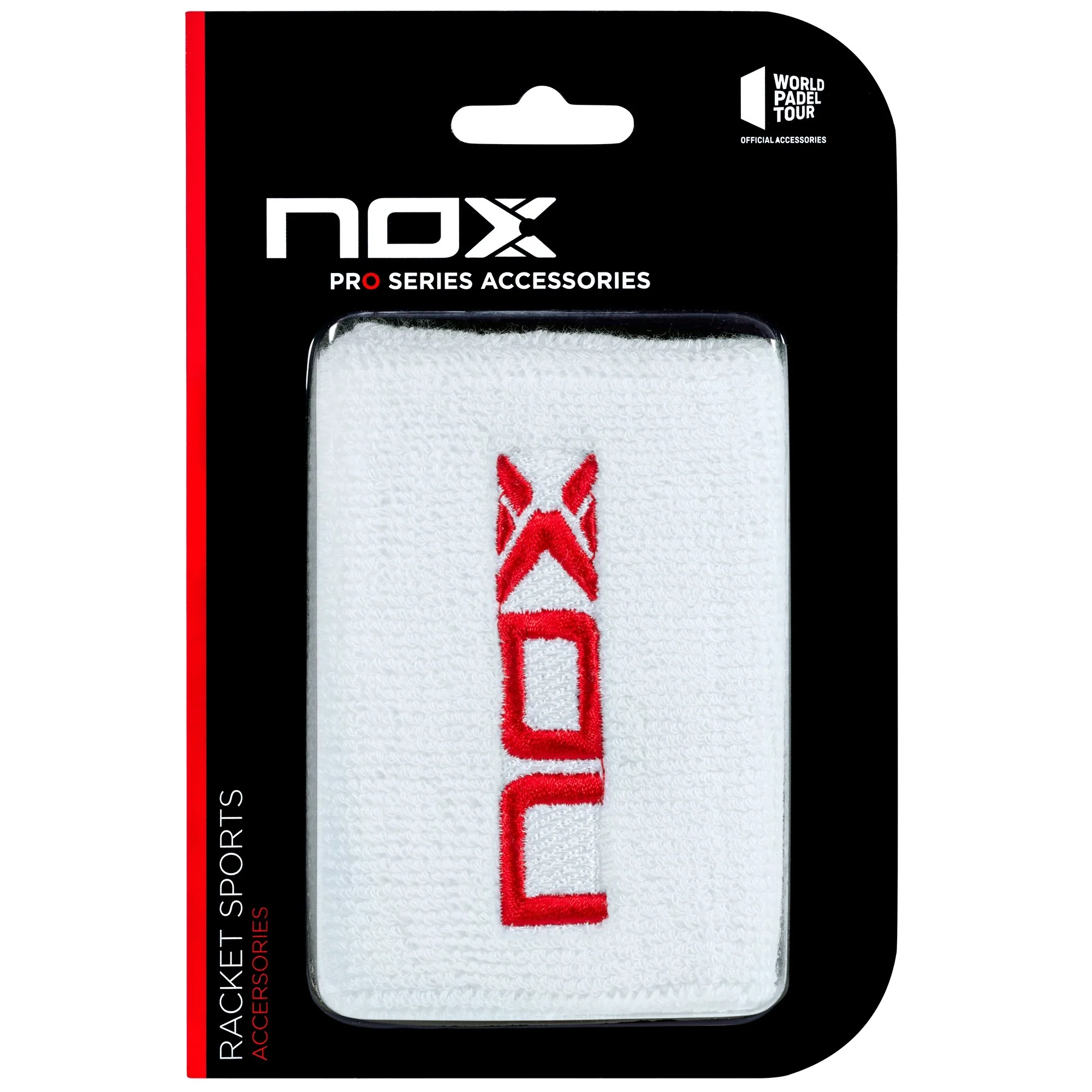 NOX Sport Wristbands white/red