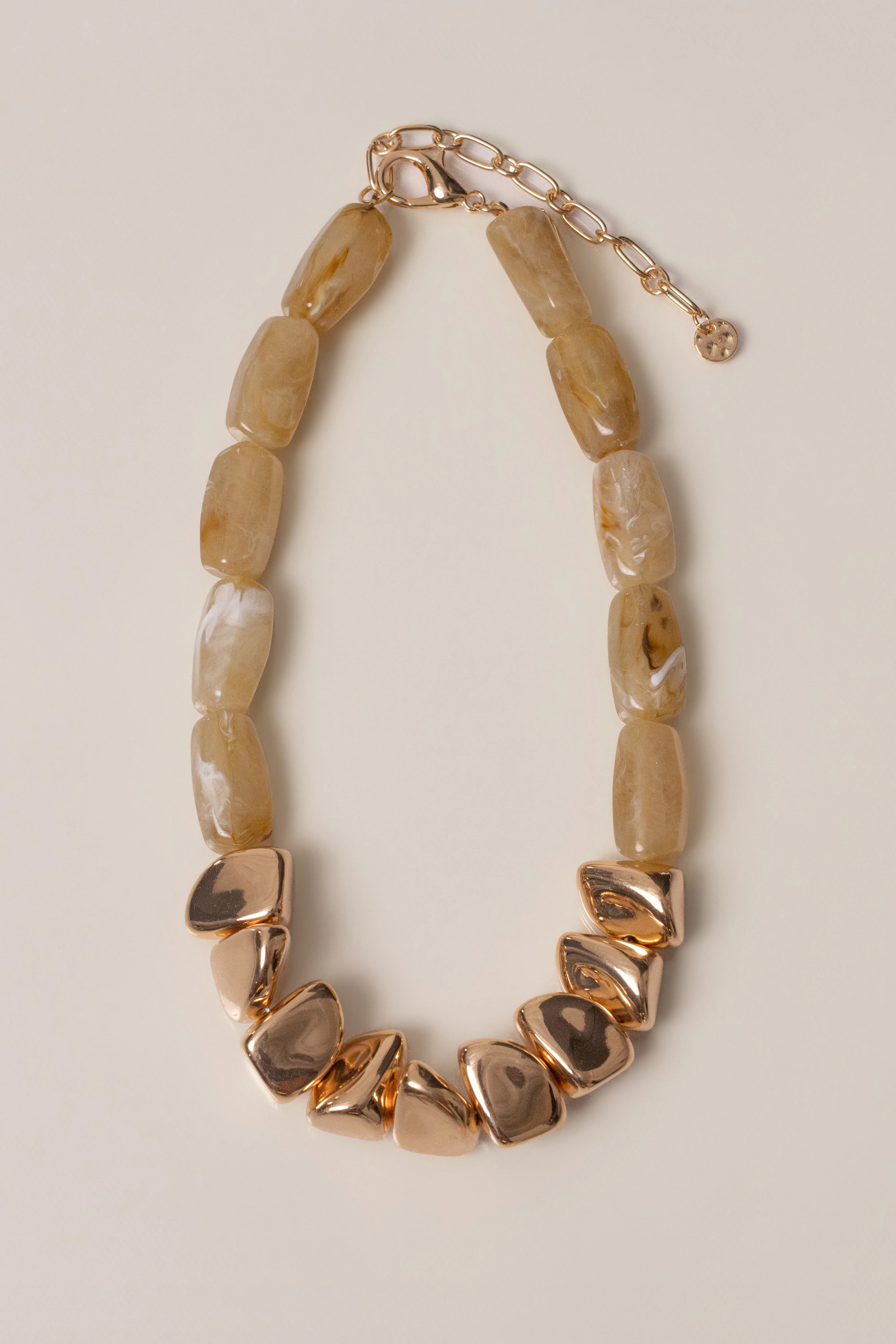 Ivory Alessia Beaded Necklace