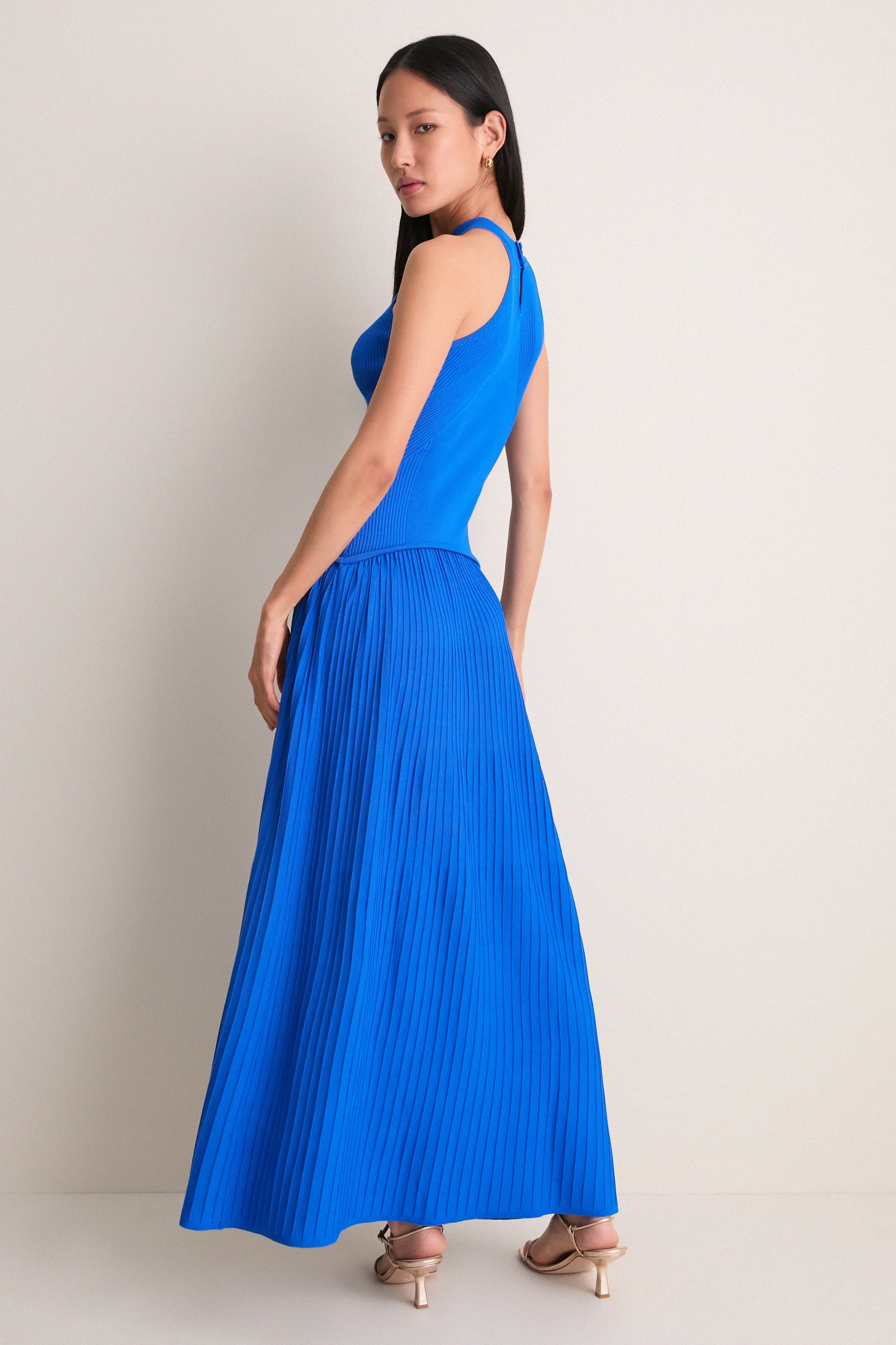 Olympian Blue Isola Maxi Dress
