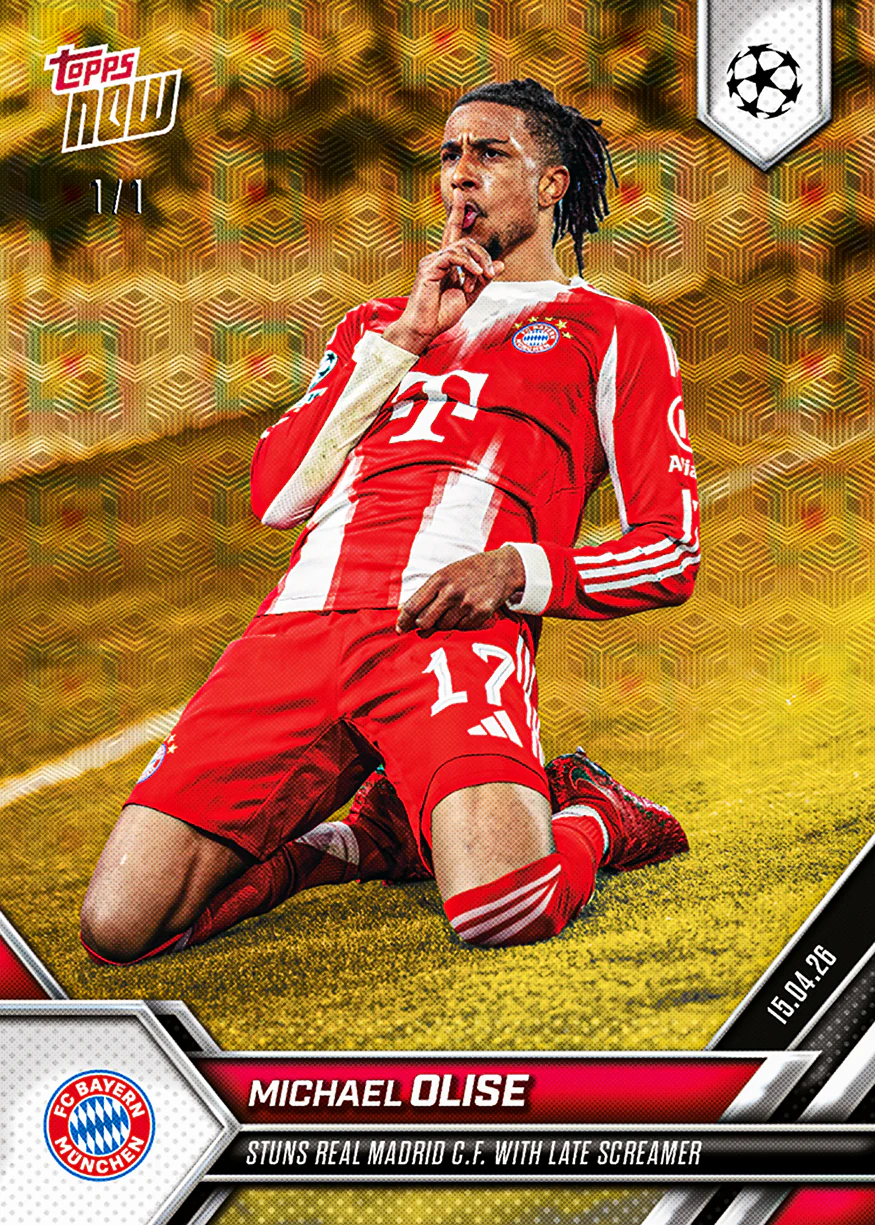 Michael Olise - 2025-26 UCL Topps NOW® - Card 125 - PR: 2784