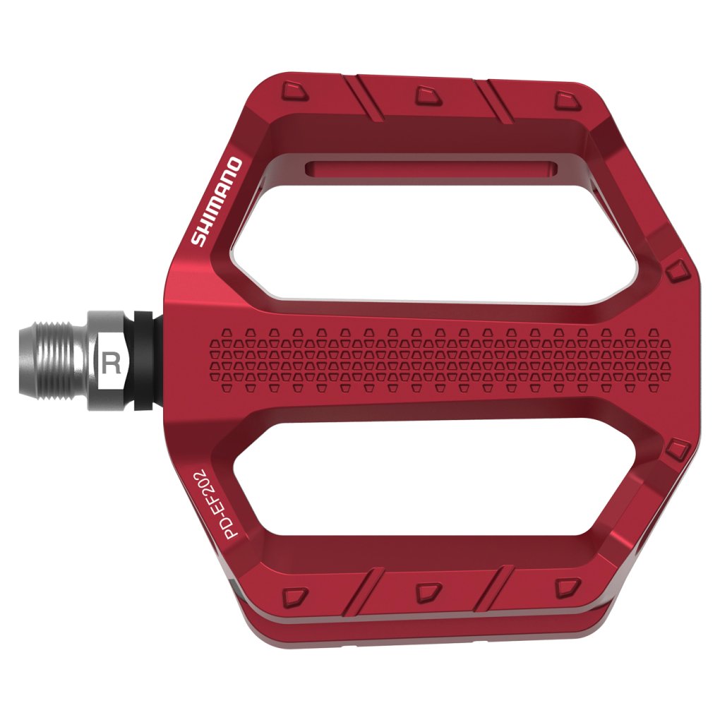 Shimano PD-EF202 Flat Pedal - red