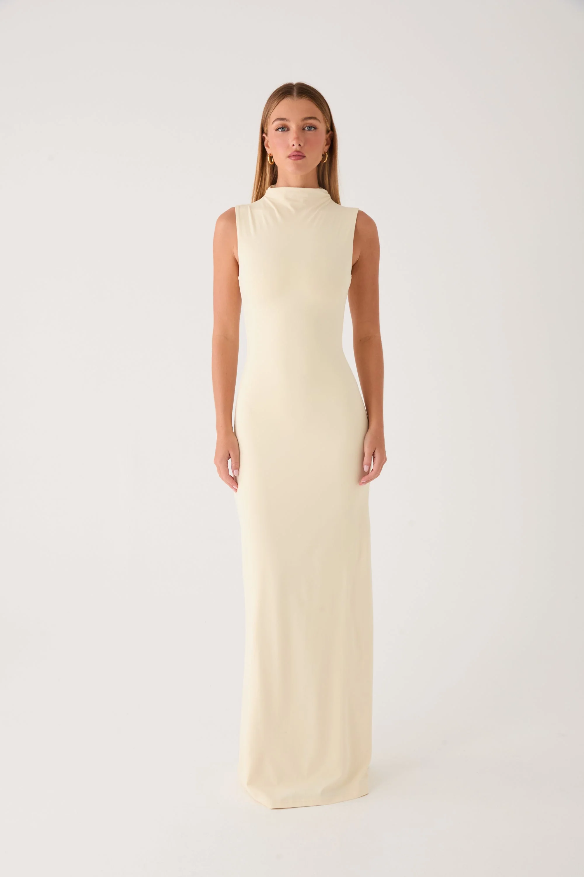 On My Time Maxi Dress - Baby Yellow