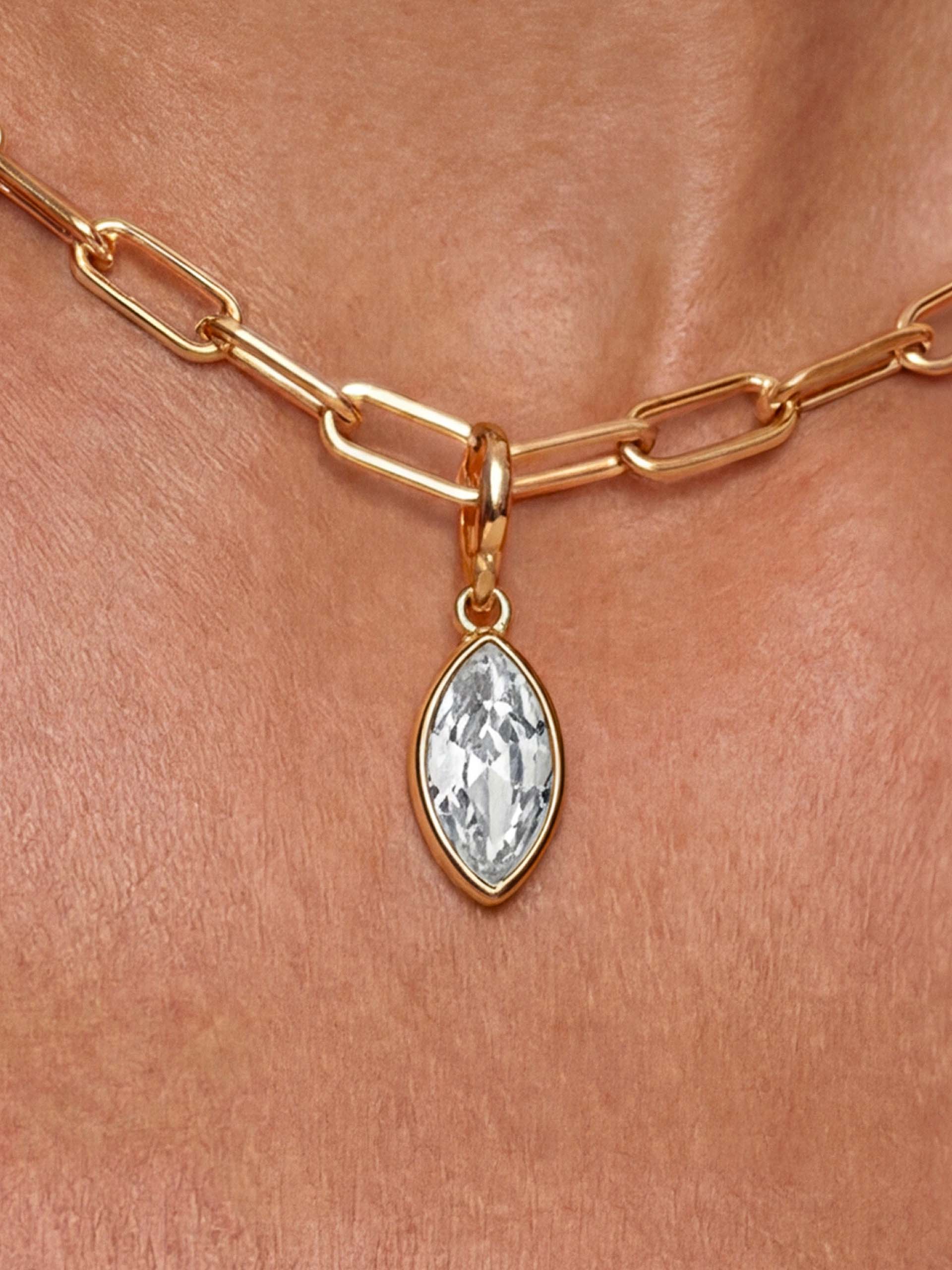 Clear Crystal Charm