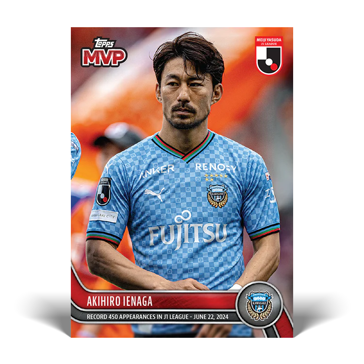 Akihiro Ienaga - J1 League Record Appearances - June 2024 - 2024 J-League® Topps Now® Card 19