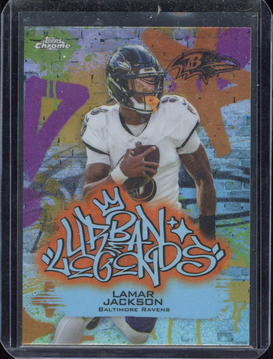 2025 Topps Chrome Lamar Jackson Urban Legends #UL-3