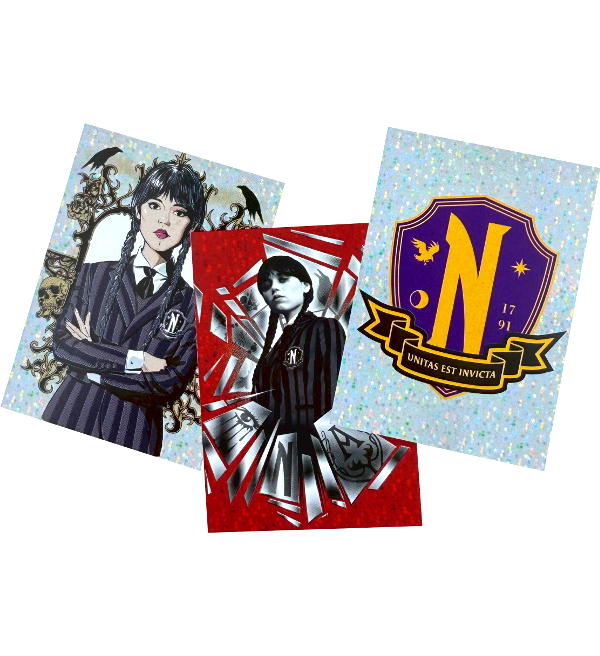 Panini Wednesday Mystery Trading Cards - 10 Booster Packs