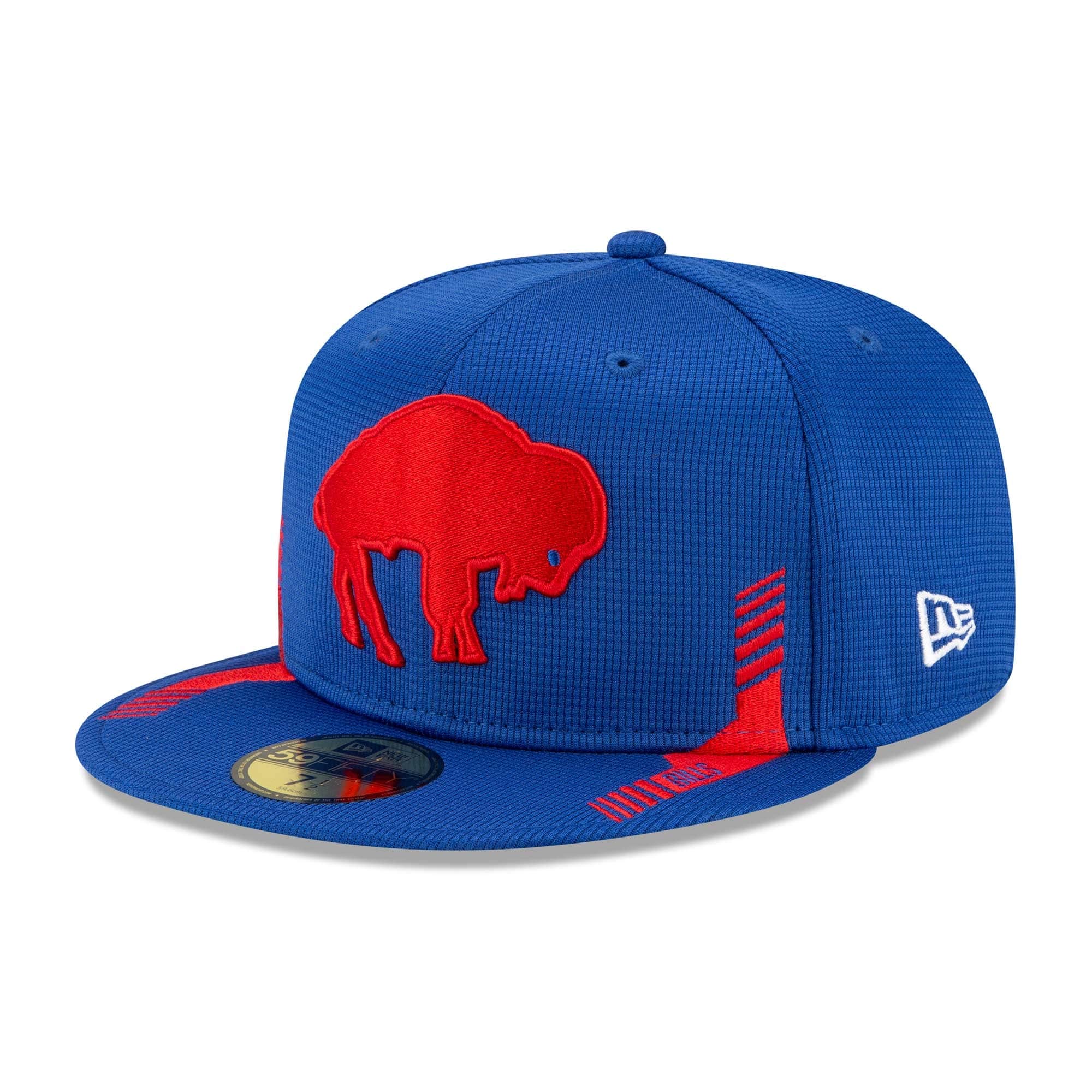 Buffalo Bills Throwback 2021 NFL Sideline New Era 59FIFTY Fitted Cap Home