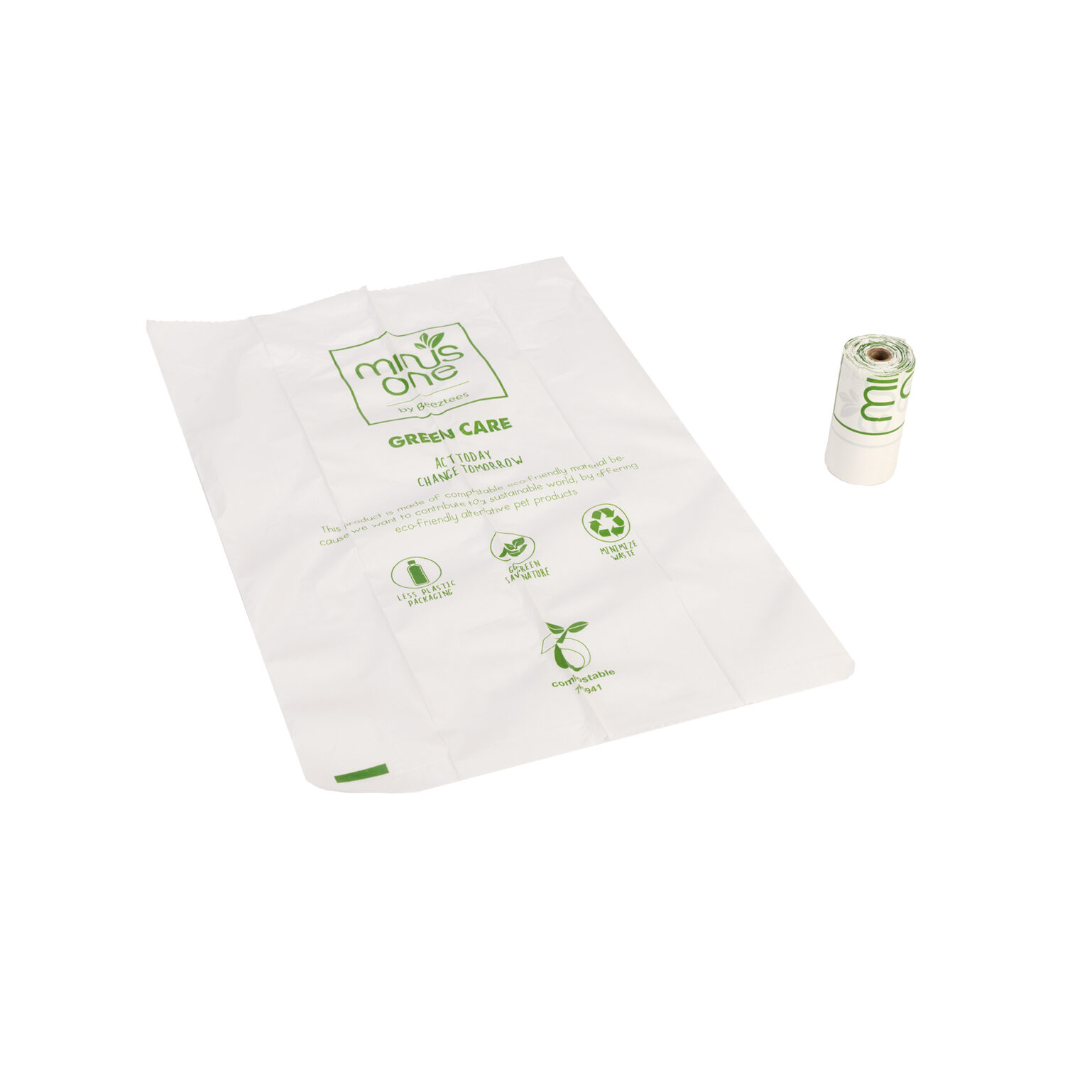 Beeztees Minus One Poop Bags - Lavender - 6 x 15 bags