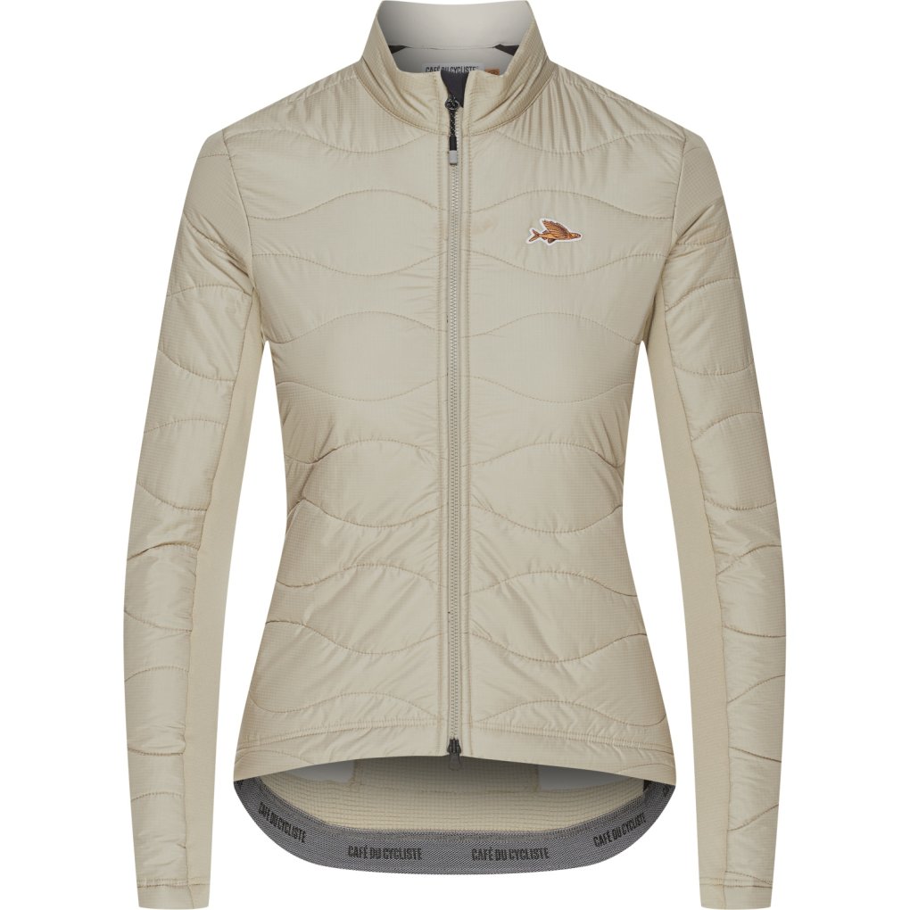 Café du Cycliste Albertine Thermal Jacket Women - pearl grey
