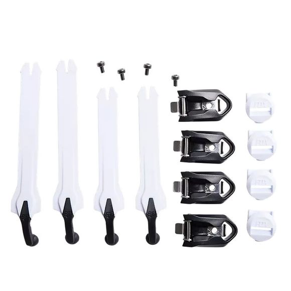 Fox COMP STRAP KIT Boot Buckles - White / BlackRef: fx5502 / 30376-008-os