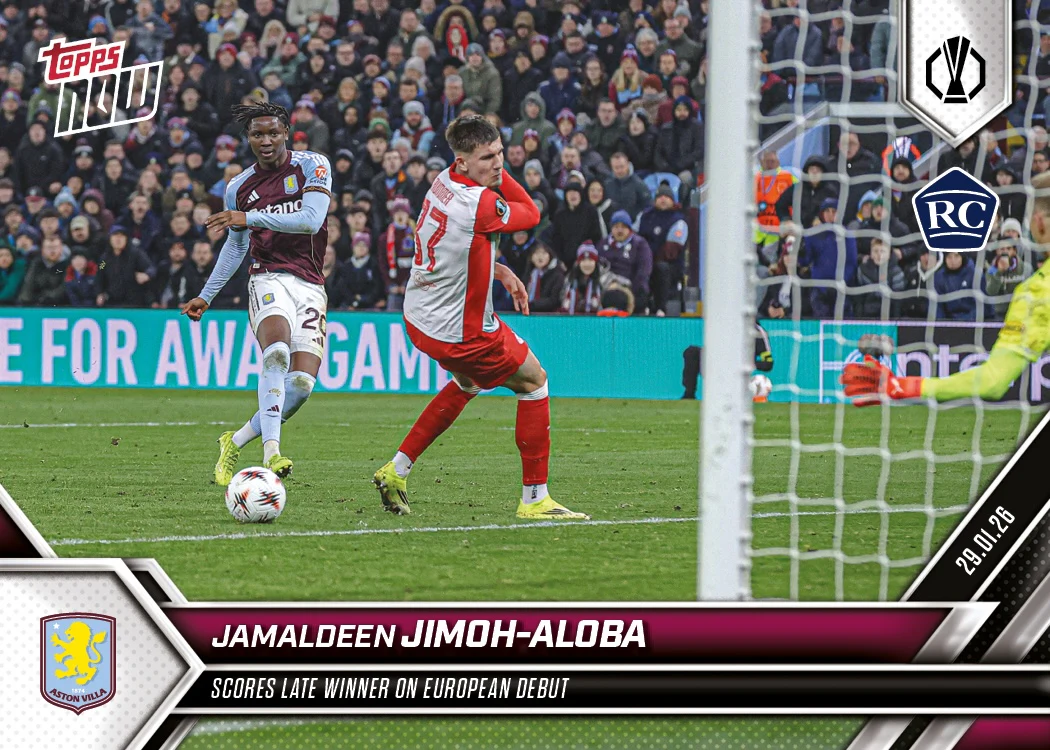 Jamaldeen Jimoh-Aloba - 2025-26 UEL Topps NOW® - Card 16 - PR: 345