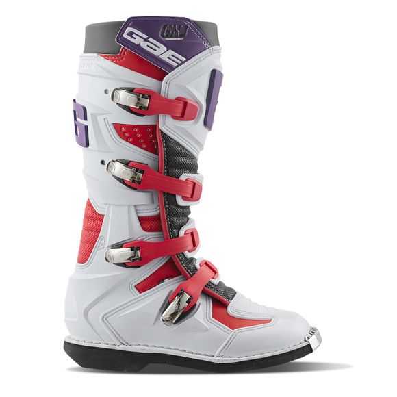 Gaerne GXJ JUNIOR cross boots - White / RedRef: GA0290