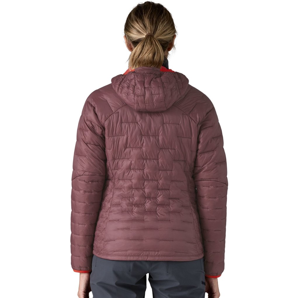Patagonia Micro Puff Hoody Jacket Women - Dark Ruby