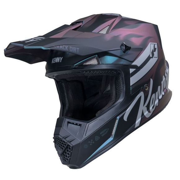 Kenny Track Graphic + 2025 cross helmet - BrownRef: KE2556