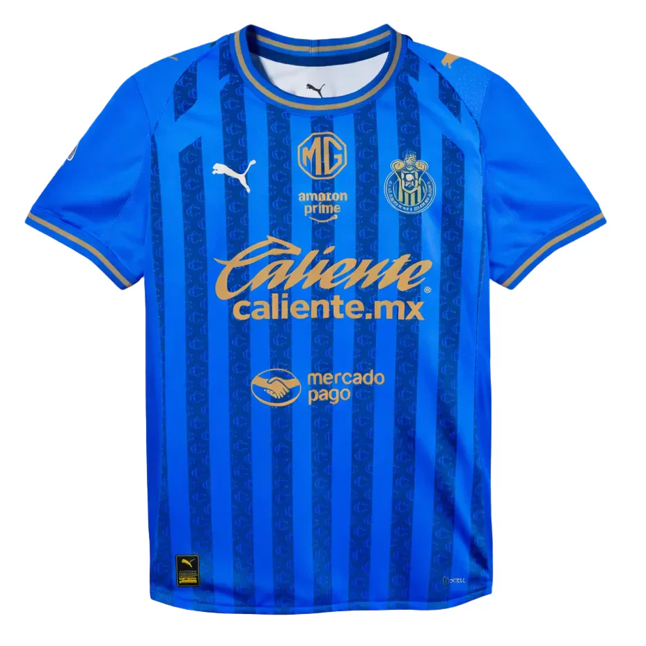 Men’s Chivas De Guadalajara 25/26 Replica Third Jersey (Royal Blue/Gold)