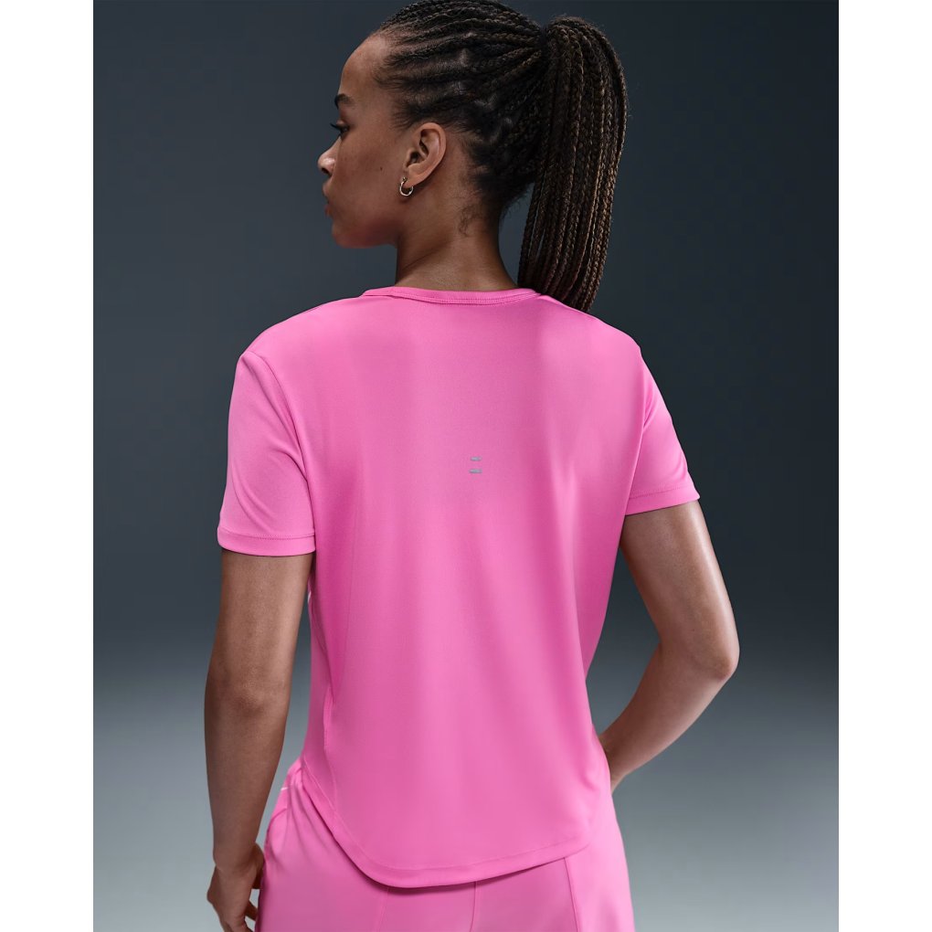 Nike Tempo Swoosh HBR Dri-Fit Short Sleeve Top Women - playful pink/white HV2772-675