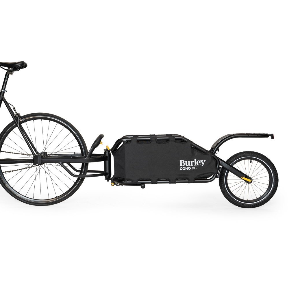 Burley Coho XC Single-Wheel Cargo Trailer - black