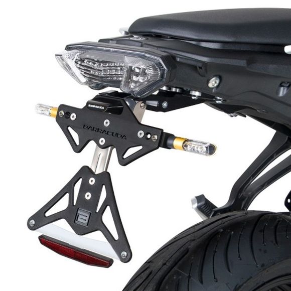 Support de plaque Barracuda Noir - NoirYAMAHA 700 TRACER 700 ABS - 2016 - 2019Ref : BAR0306 / YMTR7104