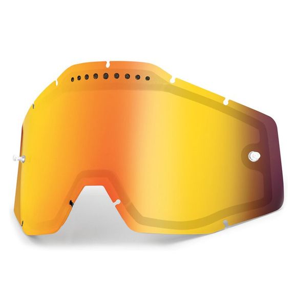 100% double ventilated mask screen - racecraft / accuri / strata - redRef: CE1156