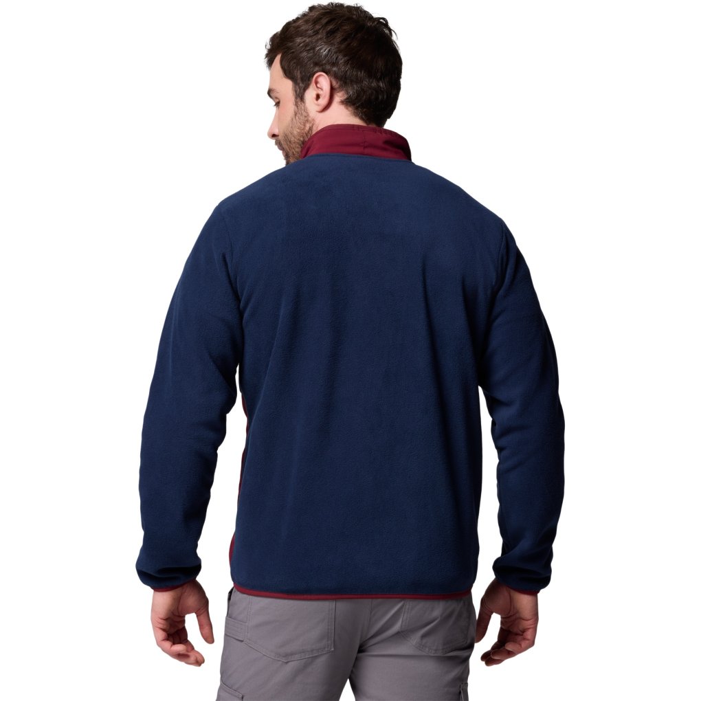 Columbia Sequoia Grove Full Zip Fleece Jacket Men - Rich Wine/Collegiate Navy
