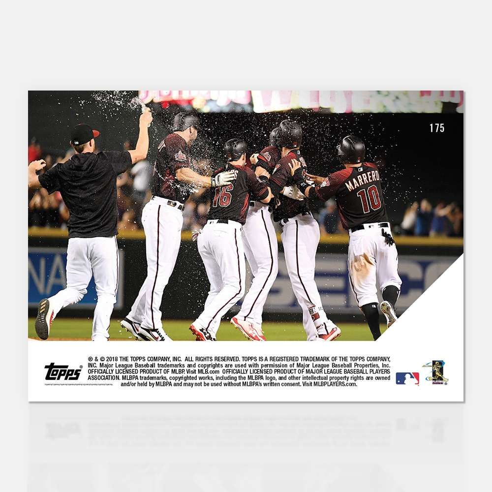 AJ Pollock - 05/05/2018 TOPPS NOW® Card 175 - Print Run: 187